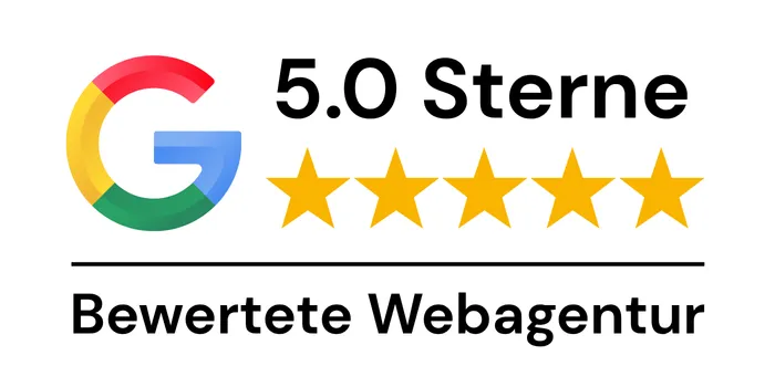 5-Sterne-Bewertungen bei Google